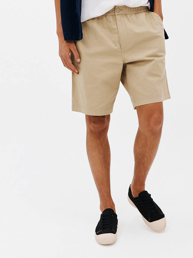 John Lewis ANYDAY Cotton Ripstop Shorts, Sand