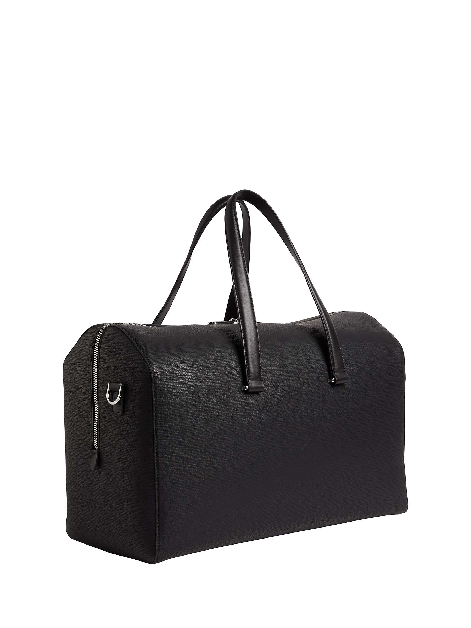 Calvin Klein Weekender Holdall Bag, Black at John Lewis & Partners