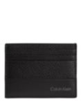 Calvin Klein Leather Card Holder, CK Black