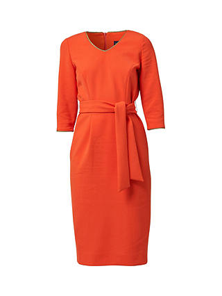 Helen McAlinden Astrid Orange Midi Dress, Orange