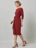 Helen McAlinden Palm Midi Dress, Russet Red