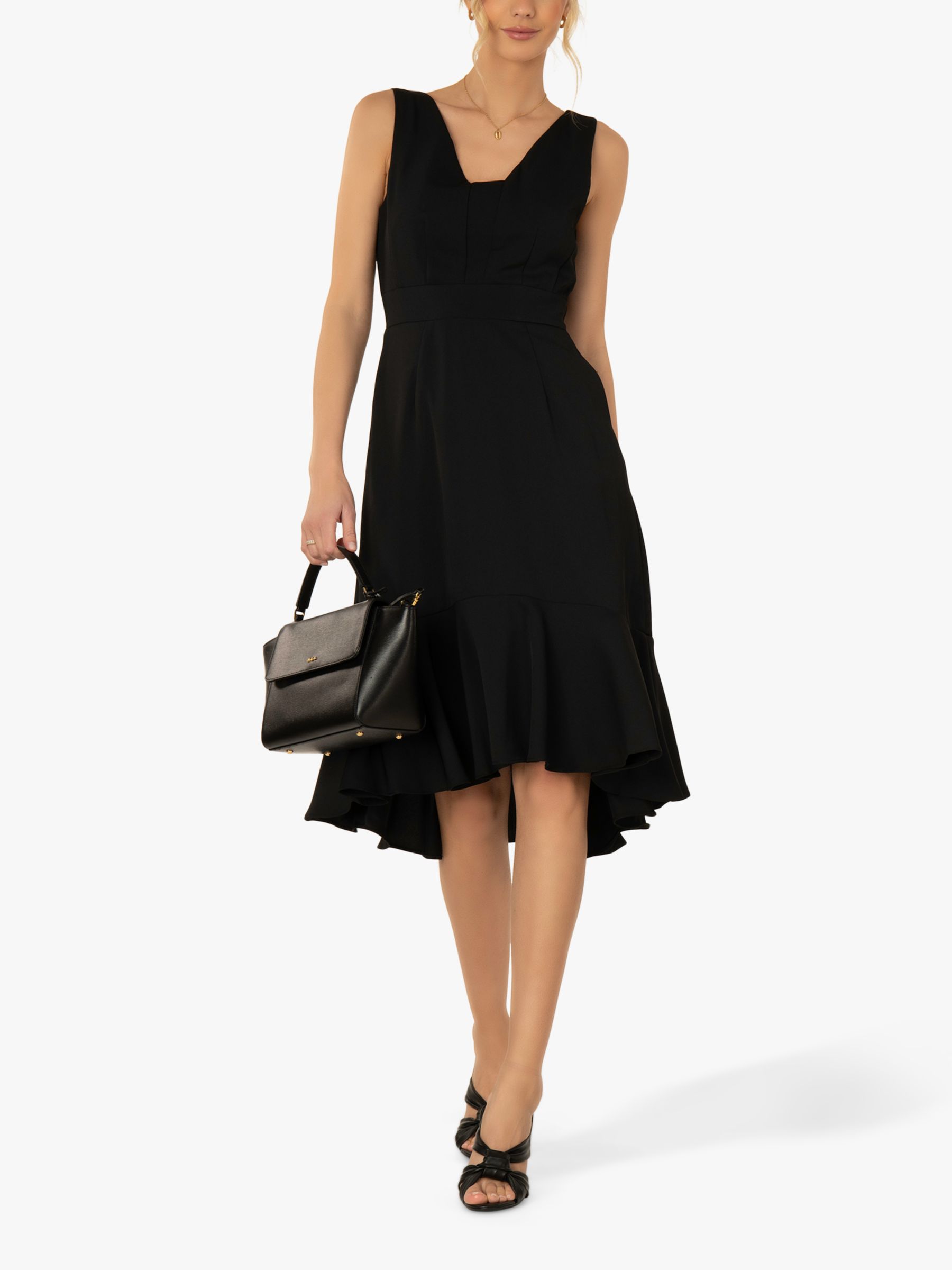 Buy Jolie Moi Palmer Dip Hem Shift Knee Length Dress Online at johnlewis.com