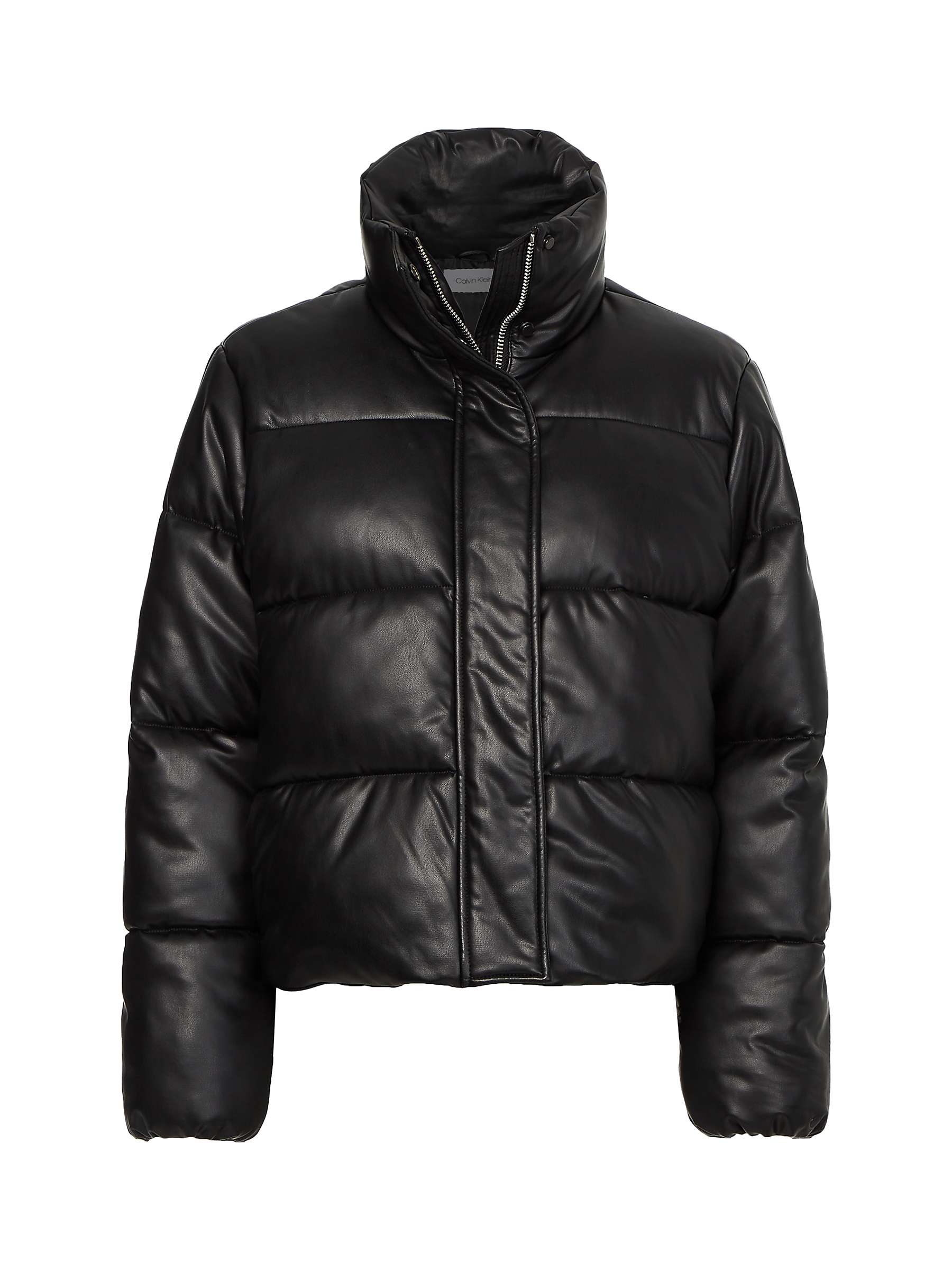 Calvin Klein Padded Puffer Jacket, CK Black at John Lewis & Partners