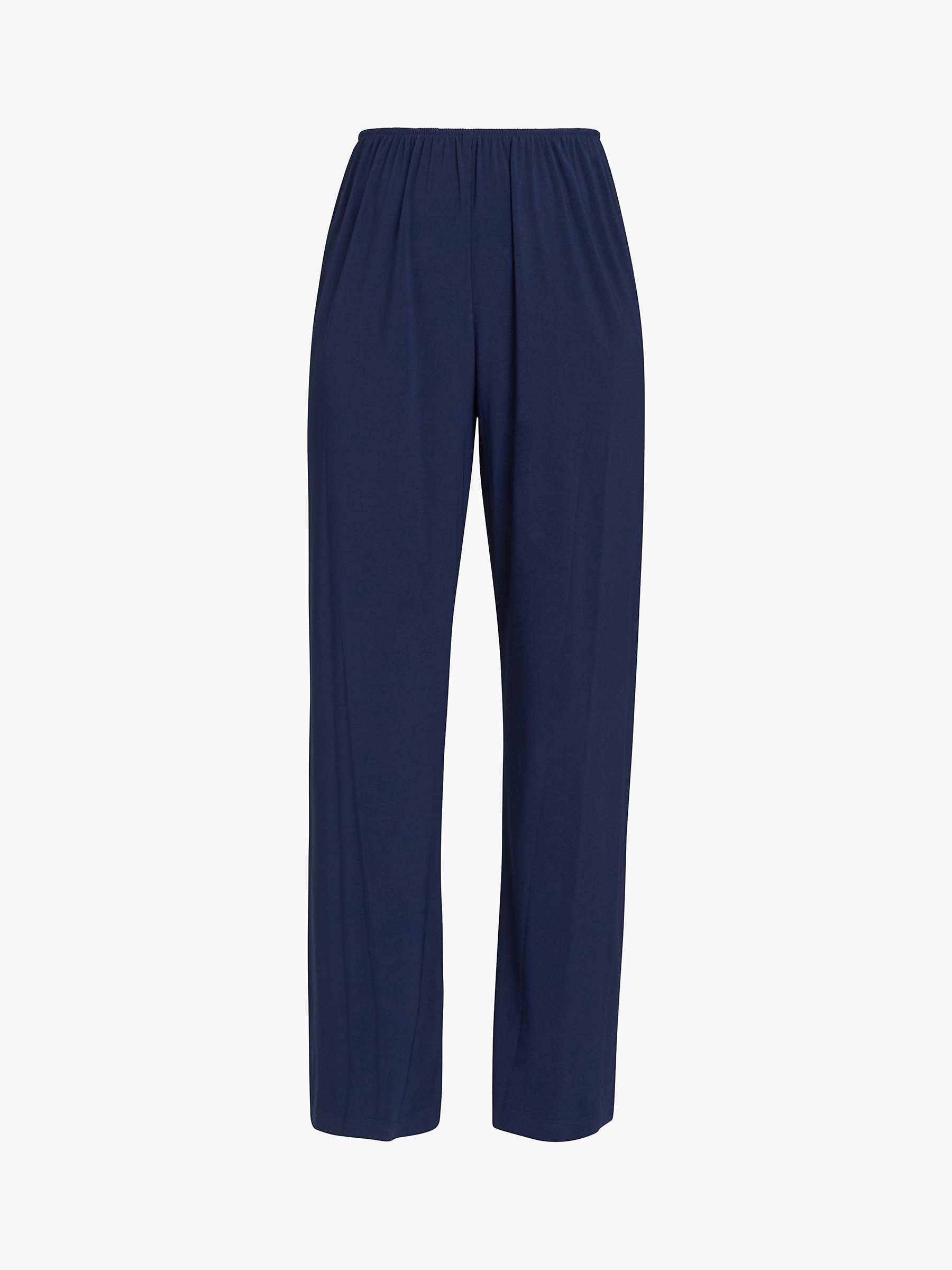Buy Gina Bacconi Sharlene Matte Jersey Trousers, Dark Navy Online at johnlewis.com