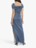 Gina Bacconi Shree Cold Shoulder Maxi Dress, Blue