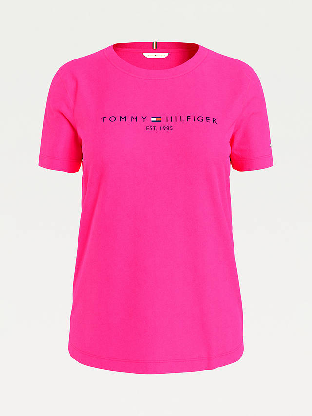 Tommy Hilfiger Logo T-Shirt, Eccentric Magenta