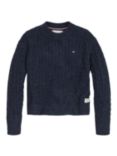 Tommy Hilfiger Kids' Chenille Cable Knit Jumper
