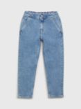 Tommy Hilfiger Girl's High Rise Denim Jeans, Marblemid