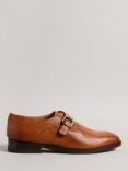 Ted Baker Julienn Leather Monk Strap Shoes, Tan