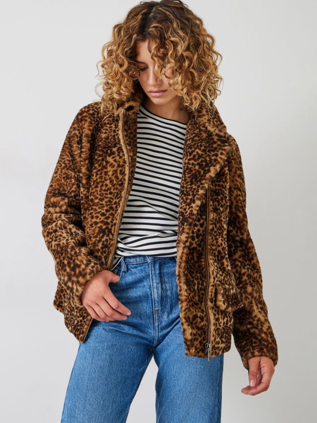 Hush leopard outlet coat