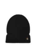 Tommy Hilfiger Luxe Cashmere Beanie Hat, Black