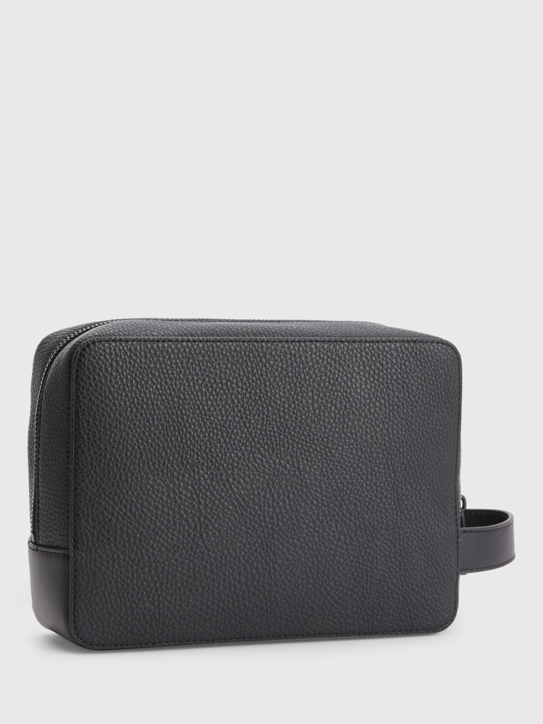 Tommy Hilfiger Central Wash Bag, Black at John Lewis & Partners