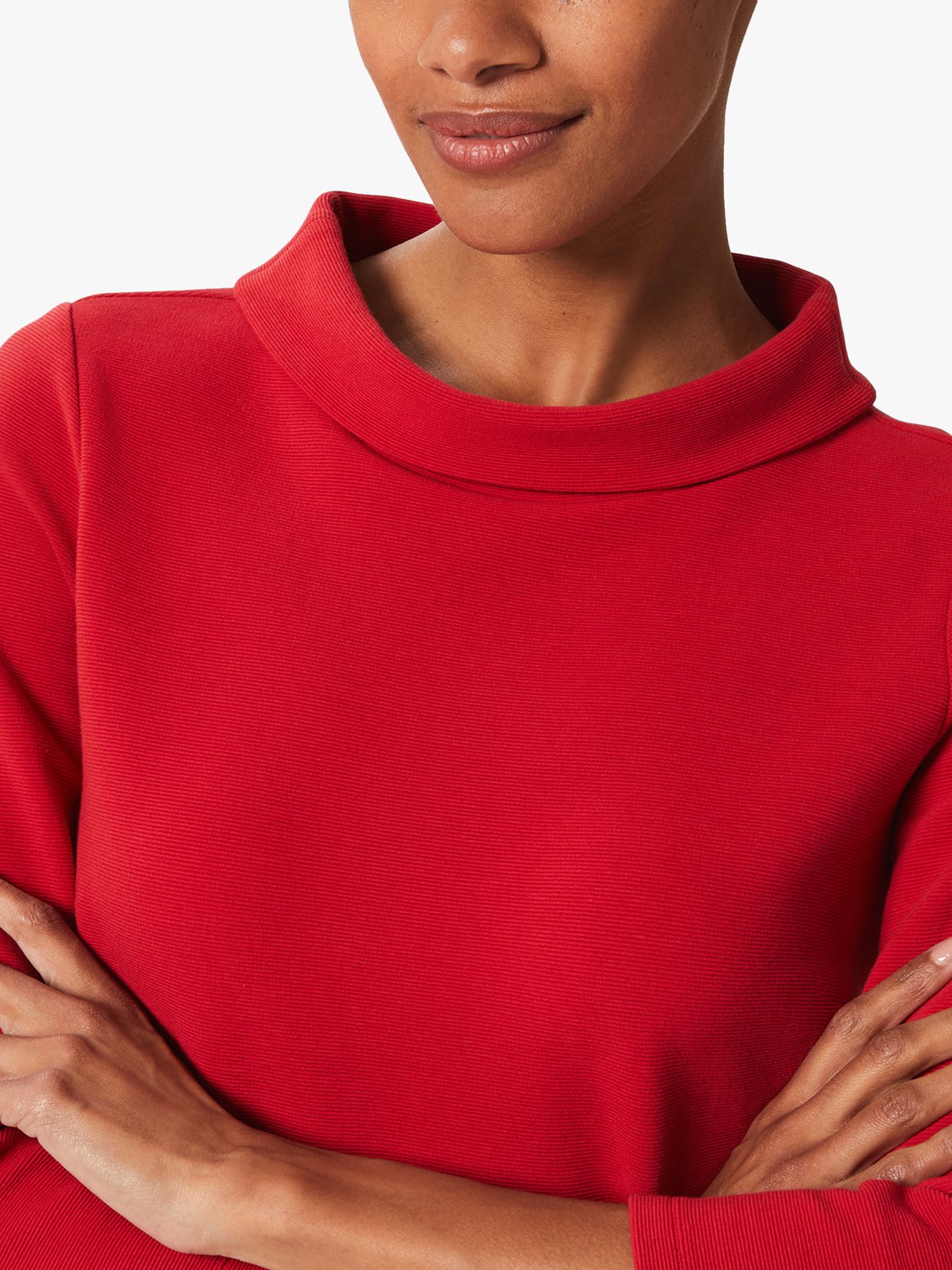 Buy Hobbs Betsy Roll Neck Top Online at johnlewis.com
