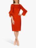 Adrianna Papell Crepe Tailored Dress, Red