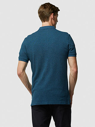 Rodd & Gunn Gunn Cotton Slim Fit Short Sleeve Polo Shirt, Ultramarine