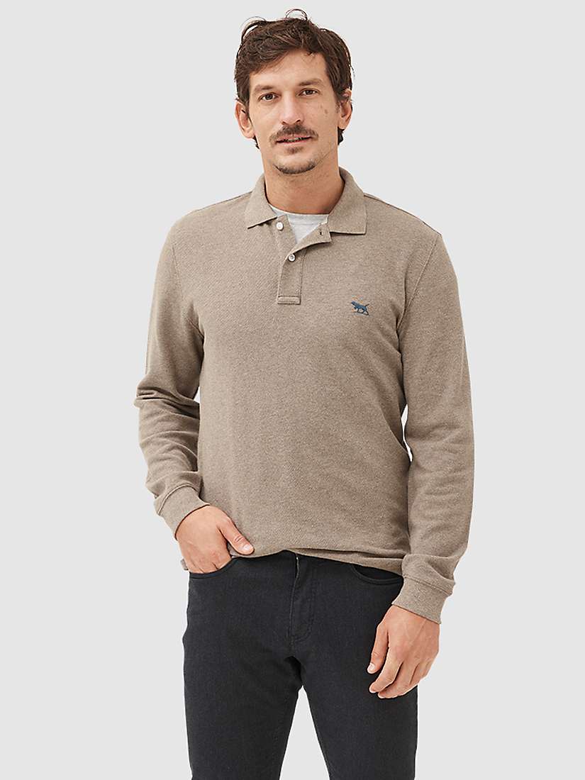 Buy Rodd & Gunn Gunn Cotton Slim Fit Long Sleeve Polo Shirt Online at johnlewis.com