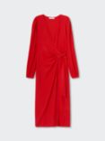 Mango Wrap Midi Dress, Red