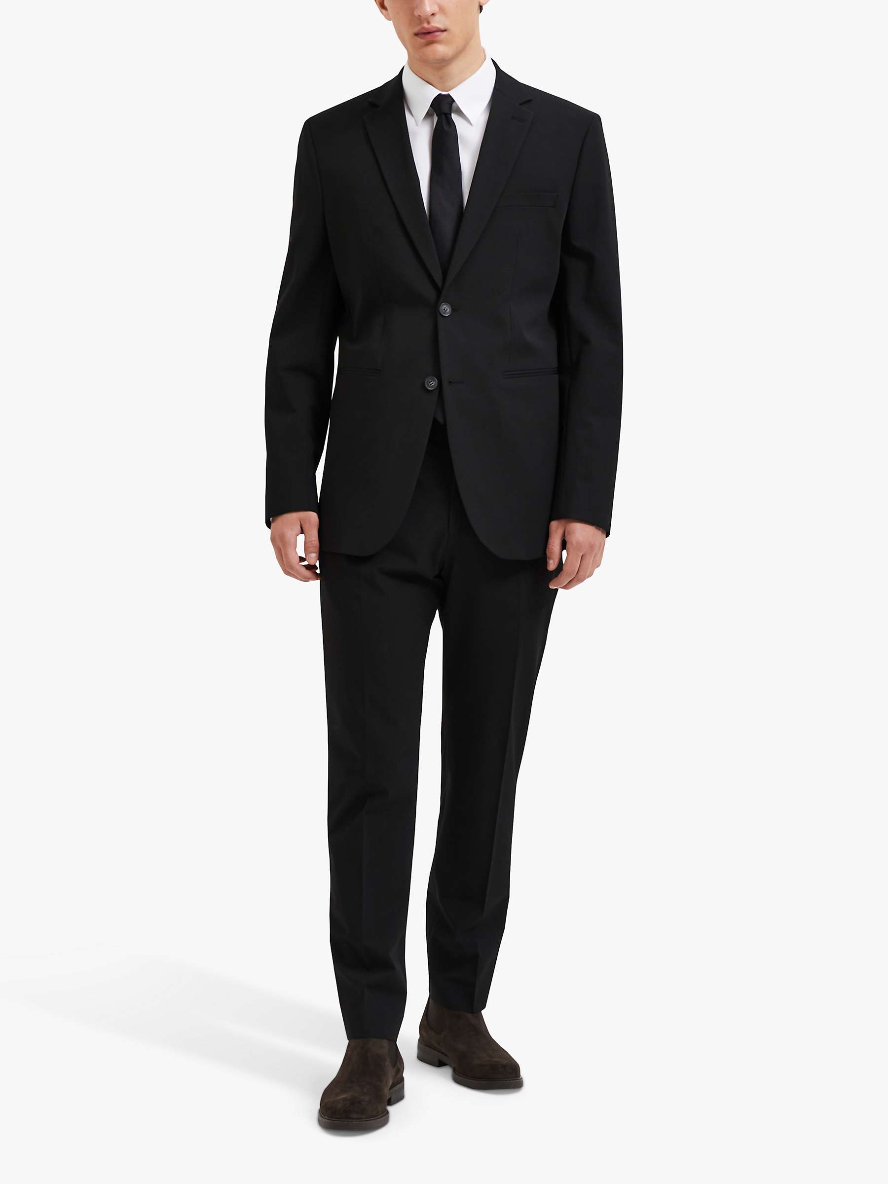 Buy SELECTED HOMME Slim Fit Suit Jacket, Black Online at johnlewis.com