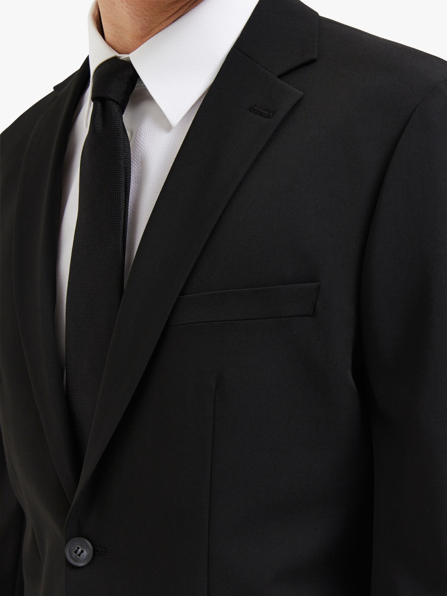 SELECTED HOMME Slim Fit Suit Jacket, Black at John Lewis & Partners