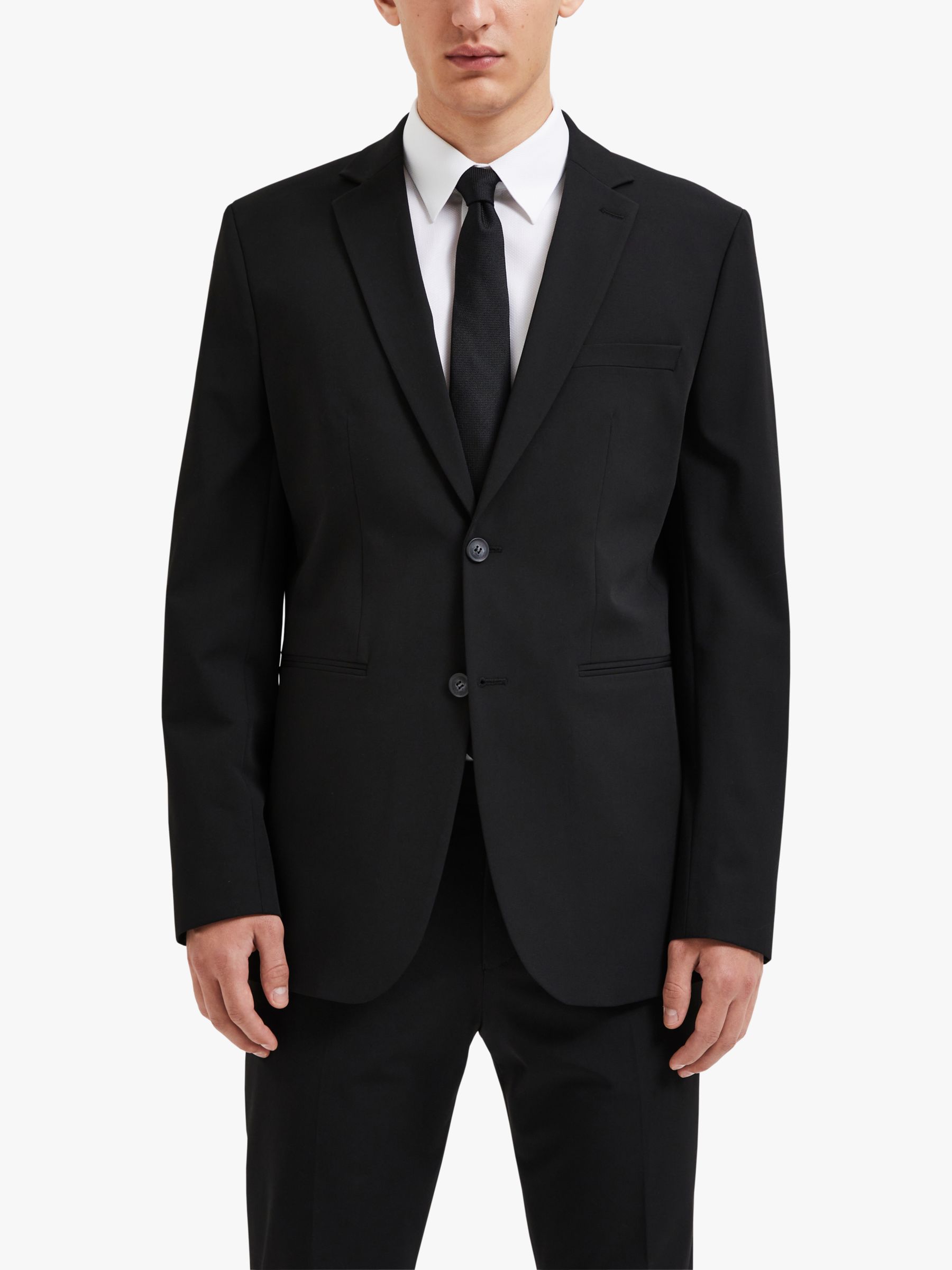 Buy SELECTED HOMME Slim Fit Suit Jacket, Black Online at johnlewis.com