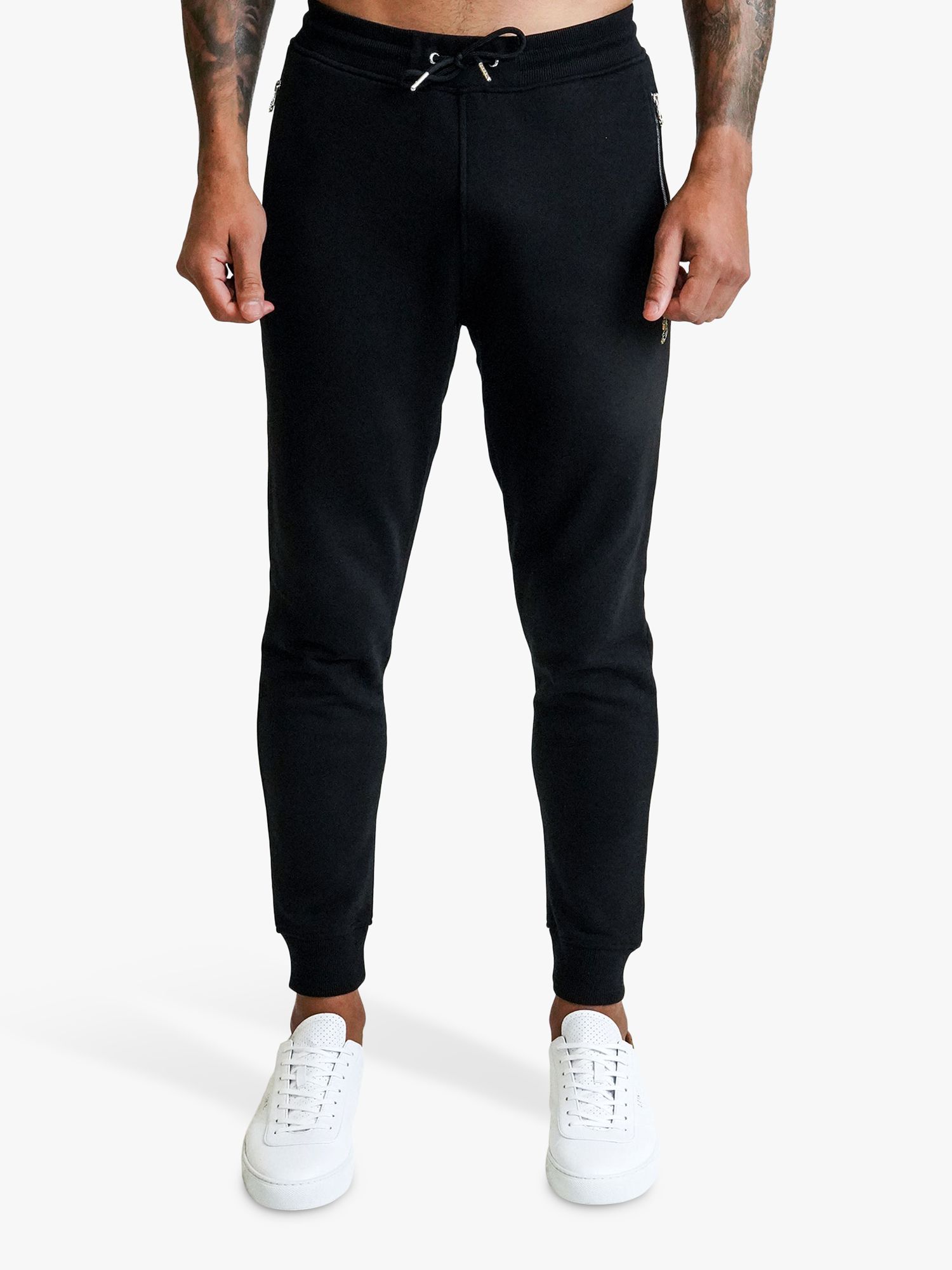 LUKE 1977 Rome 2 Cotton Joggers Jet Black at John Lewis Partners