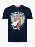 Alpha Industries Wolfhounds T-Shirt, 07 Rep Blue
