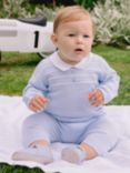 Emile et Rose Baby Declan Knitted Set, Light Blue