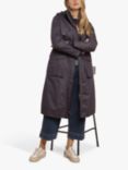 Thought Elaina Organic Cotton Cold Weather Waterproof Coat, Storm Blue