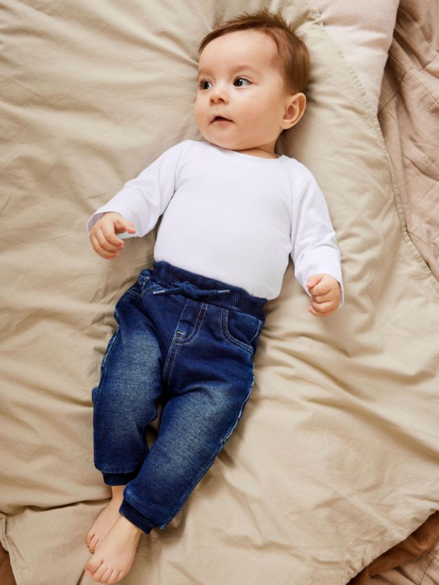 Baby boy 2024 denim joggers