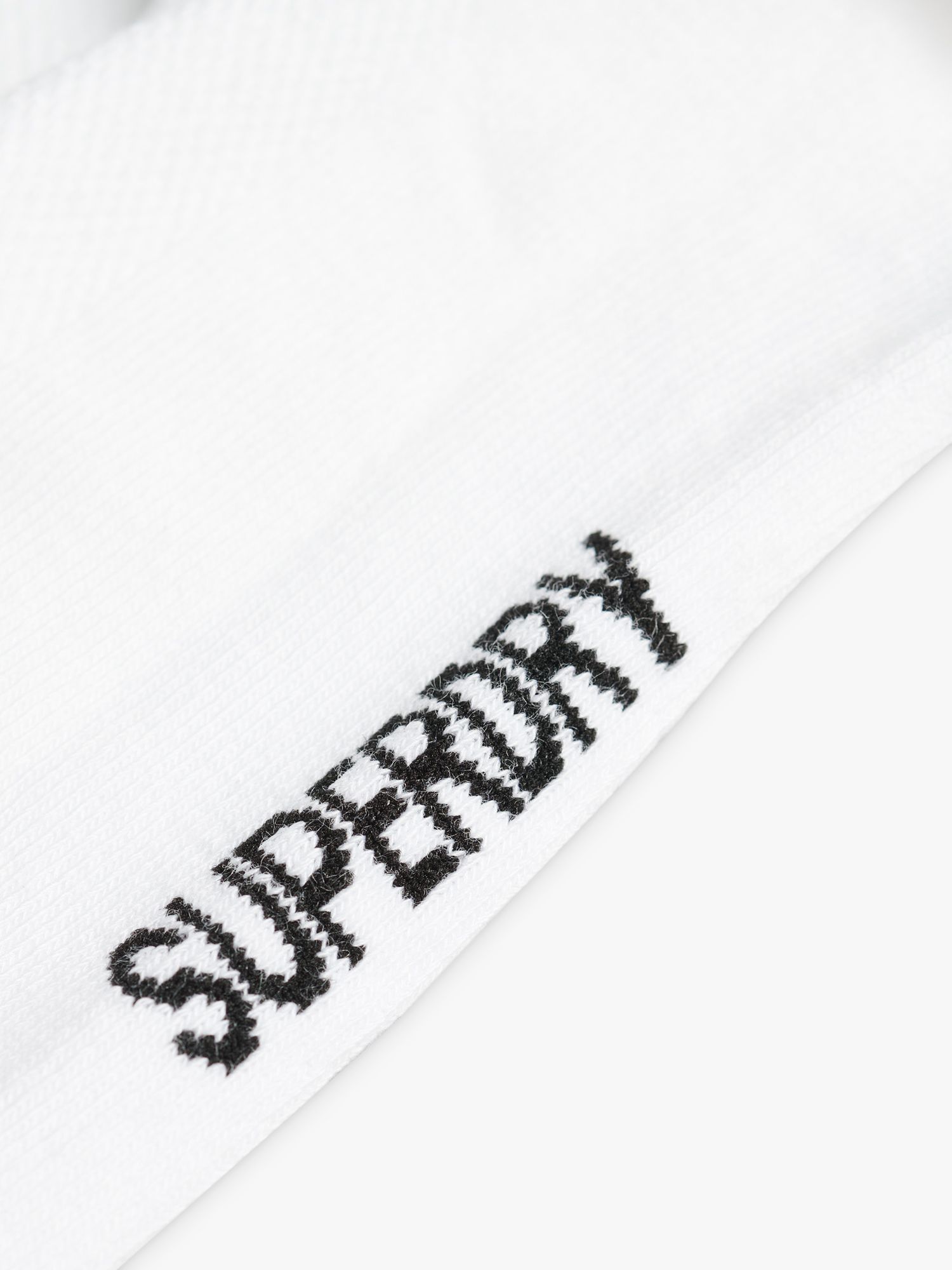 Superdry Coolmax Ankle Socks, White at John Lewis & Partners