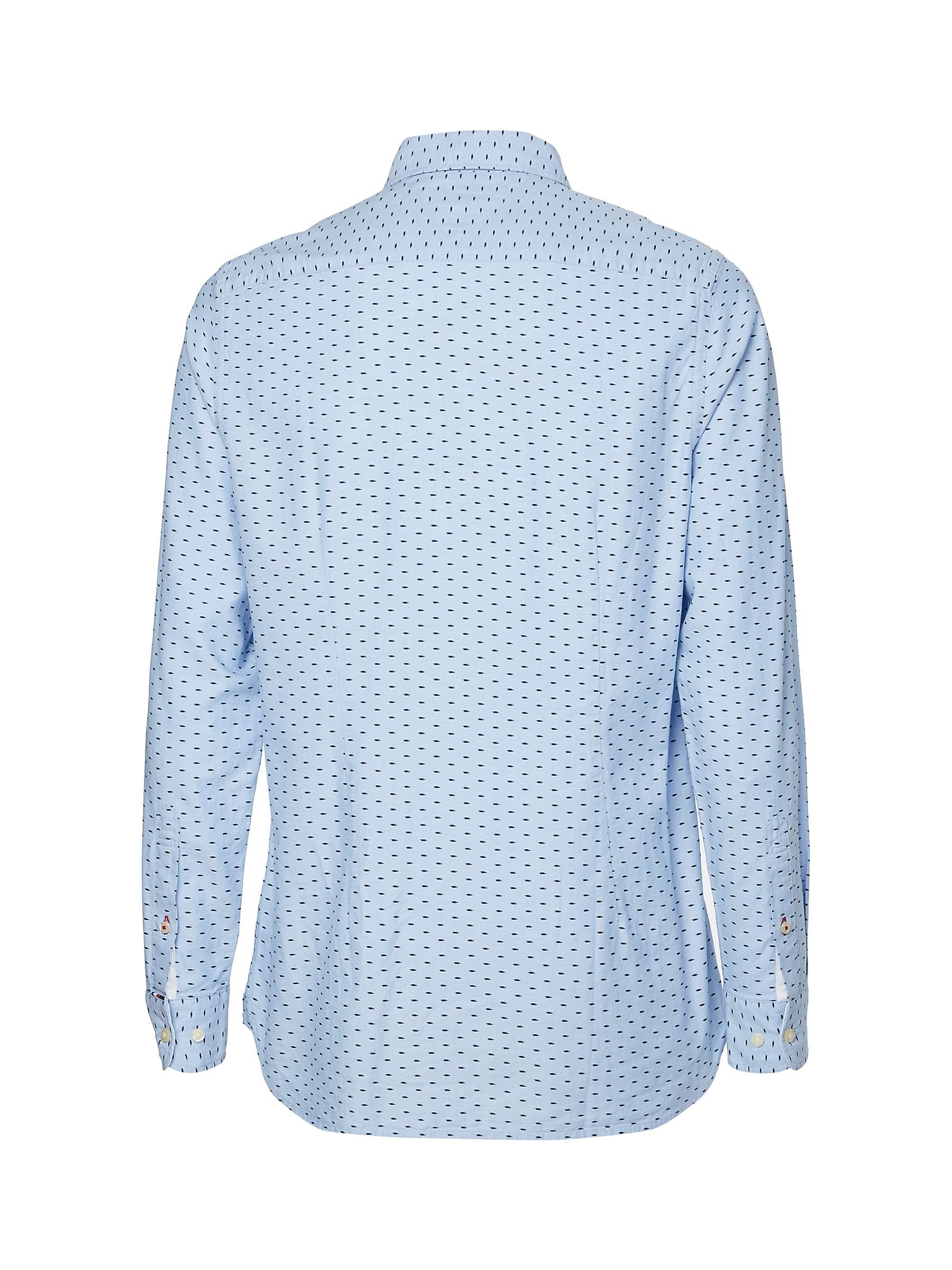 Buy Tommy Hilfiger Mini Print Slim Fit Shirt, Blue Online at johnlewis.com
