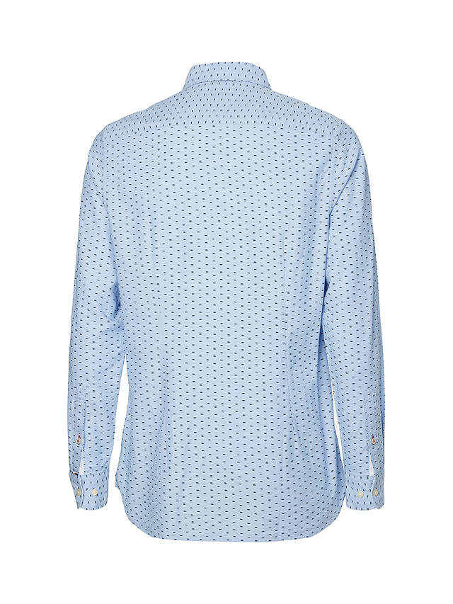Tommy Hilfiger Mini Print Slim Fit Shirt, Blue