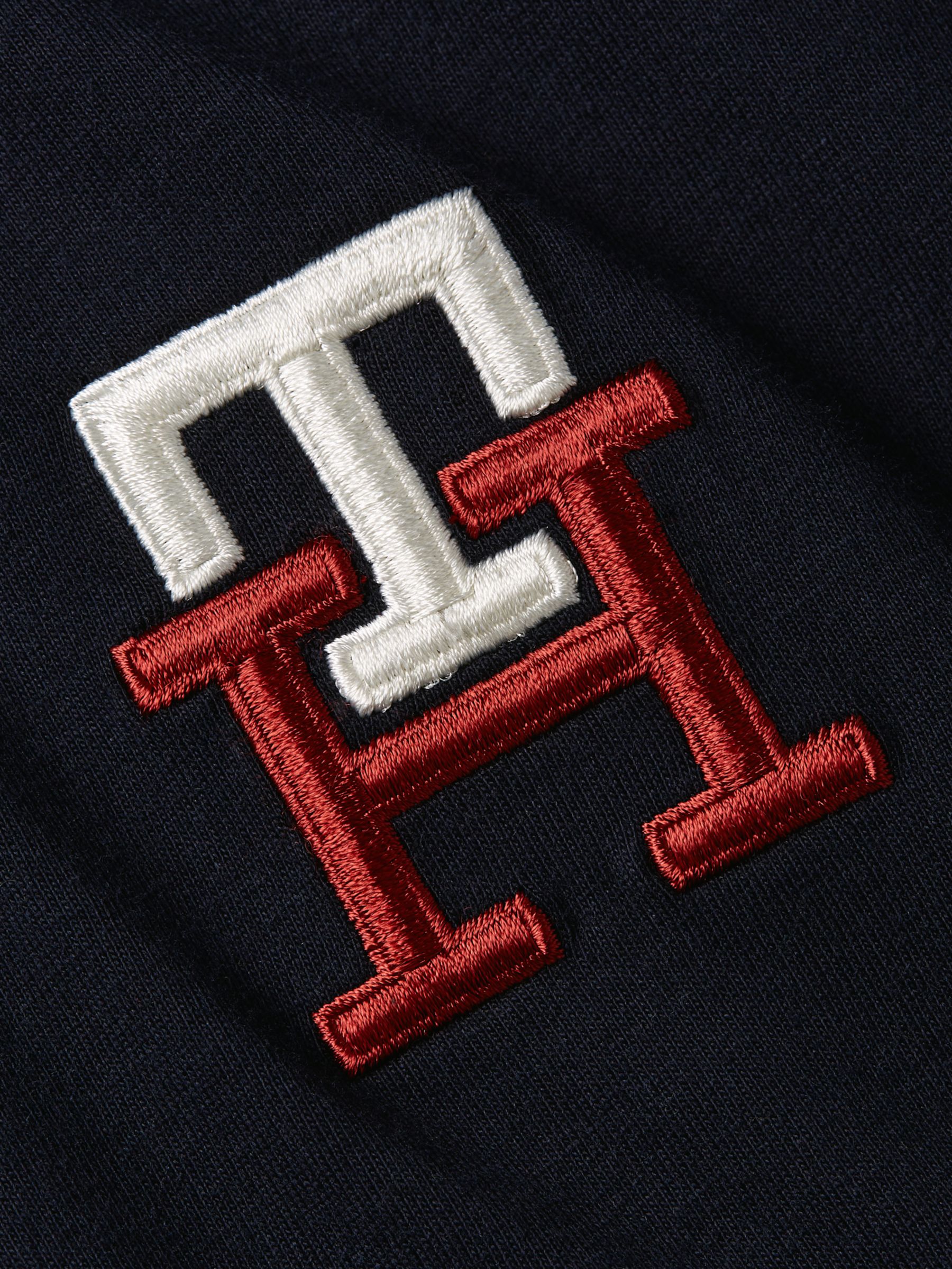 Tommy Hilfiger Essential Monogram Logo Crew Neck T-Shirt, Desert Sky, XS