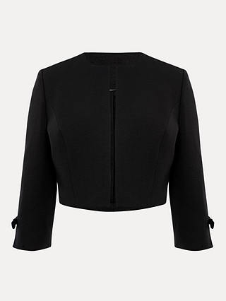 Phase Eight Zoelle Bow Detail Jacket, Black
