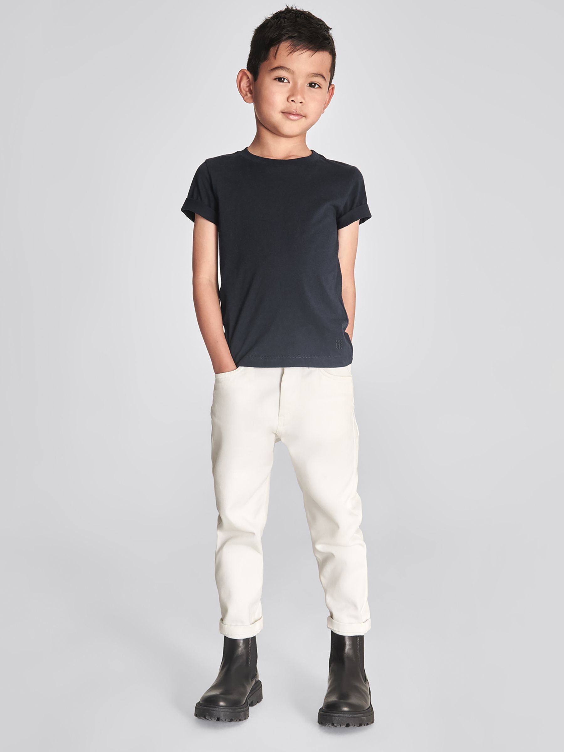 Buy Reiss Kids' Bless Crew Neck T-Shirt, Pack of 3 Online at johnlewis.com