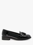 Dune Wide Fit Global Loafers, Black