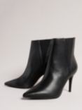 Ted Baker Maaryal Leather Stiletto Ankle Boots, Black