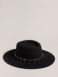 Ted Baker Shonahh Wool Fedora Hat, Black