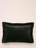 Truly Frill Edge Cotton Velvet Rectangular Cushion