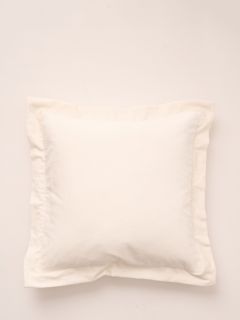 Truly Velvet Frill Edge Square Cushion, Cream