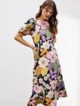 AND/OR Hermione Bloom Midi Dress, Multi