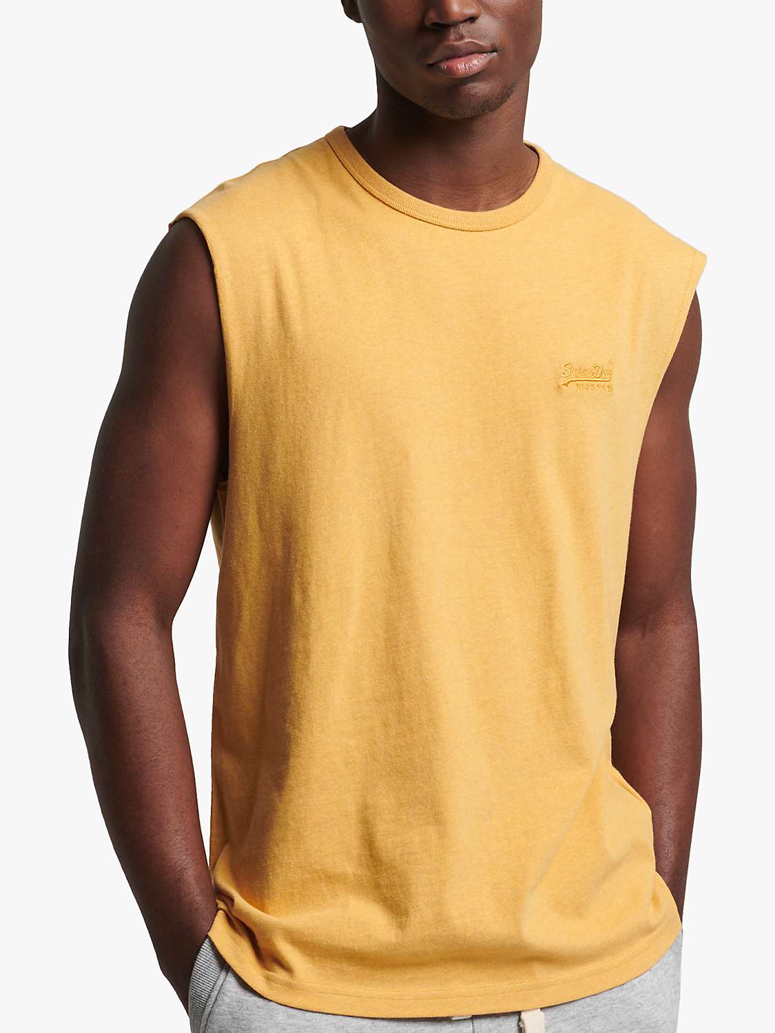 Buy Superdry Classic Organic Cotton Tank Top Online at johnlewis.com