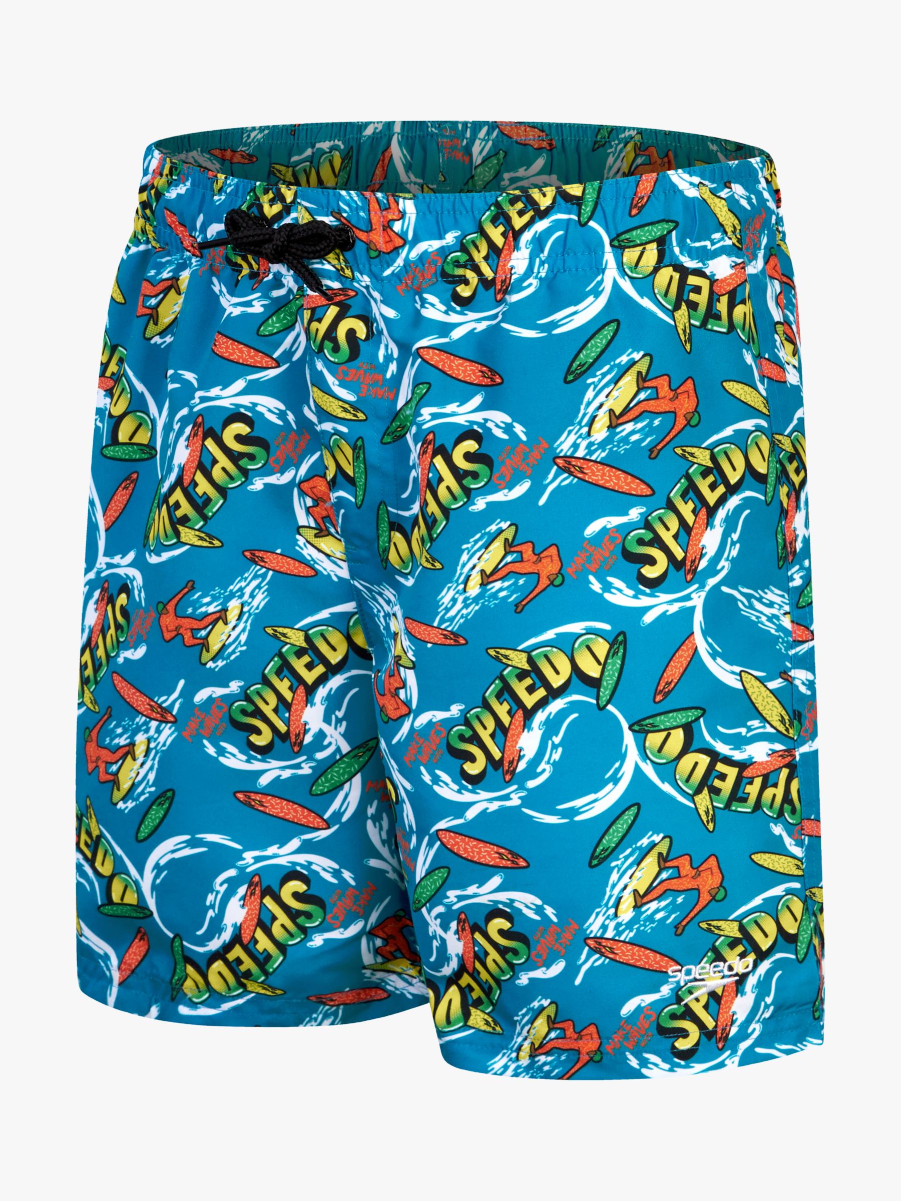 Speedo Kids' Board Watershorts, Blue/Multi