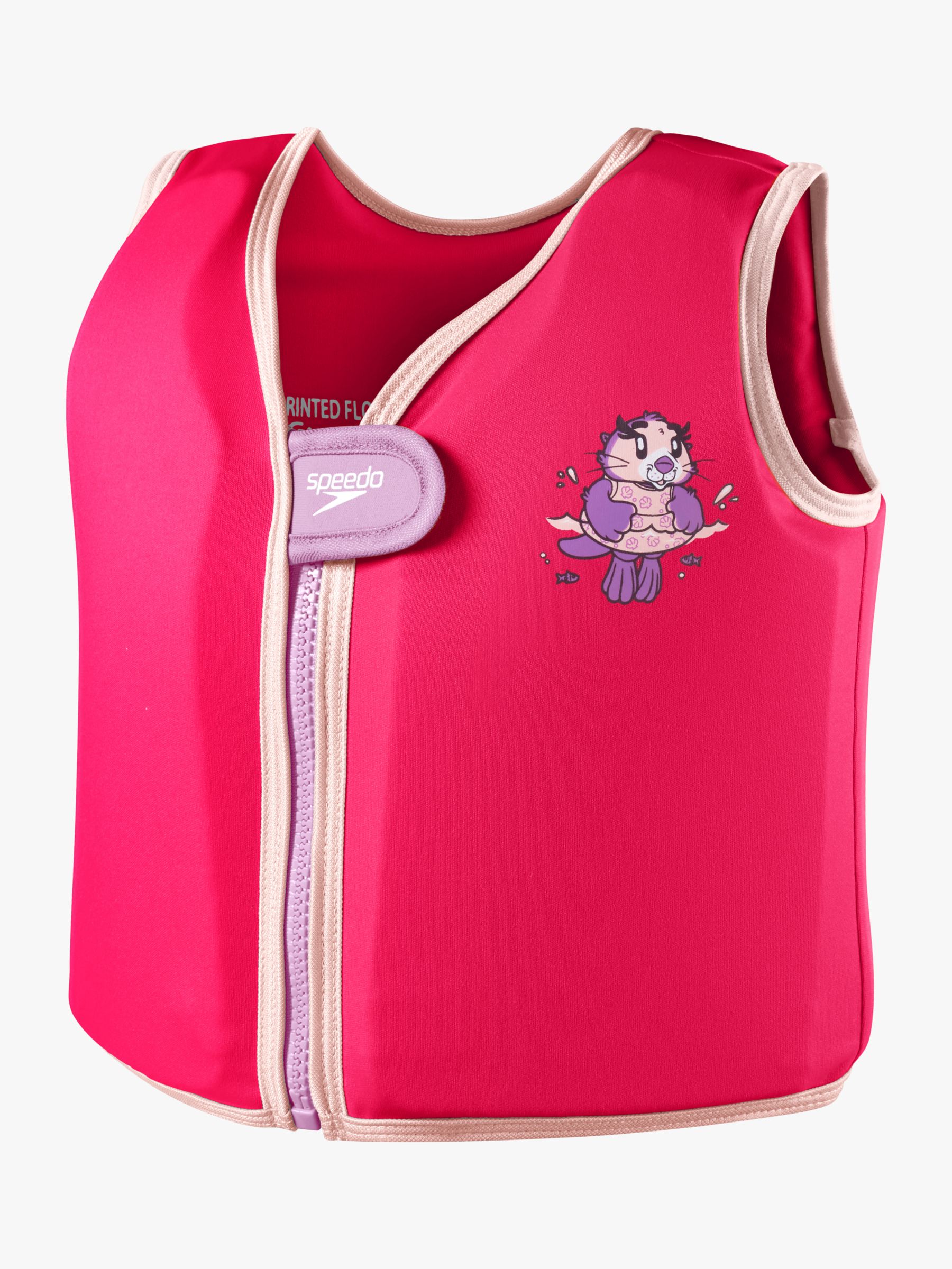 Speedo Baby Sea Otter Float Vest, Cherry Pink, 1-2 years