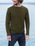 Celtic & Co. Cable Knit Crew Neck Jumper