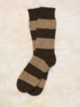 Celtic & Co. Donegal Merino, Silk and Cashmere Blend Striped Socks