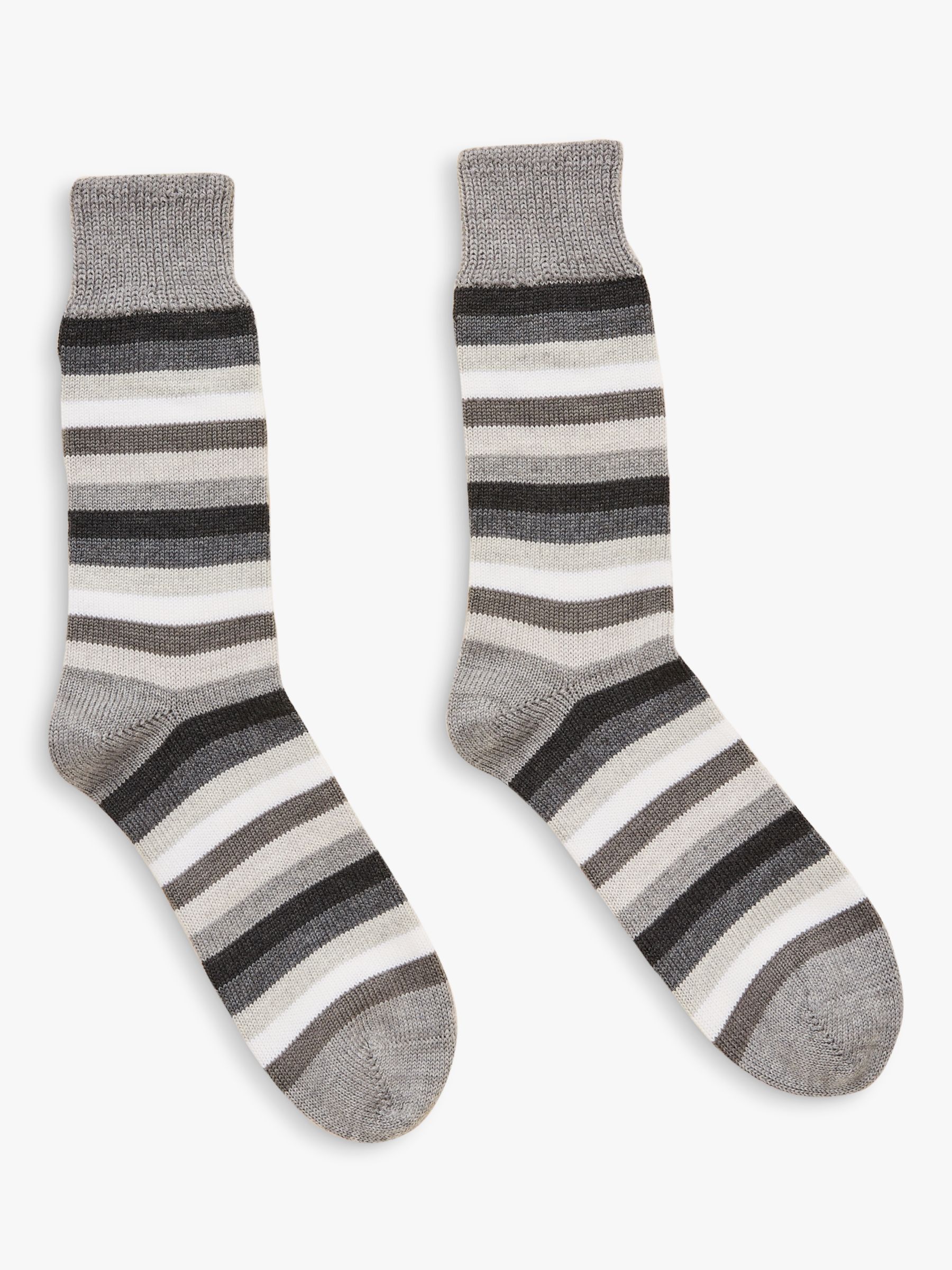 Buy Celtic & Co. Wool Rich Stripe Ankle Socks Online at johnlewis.com