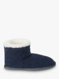 Celtic & Co. Knitted Boot Slippers, Navy