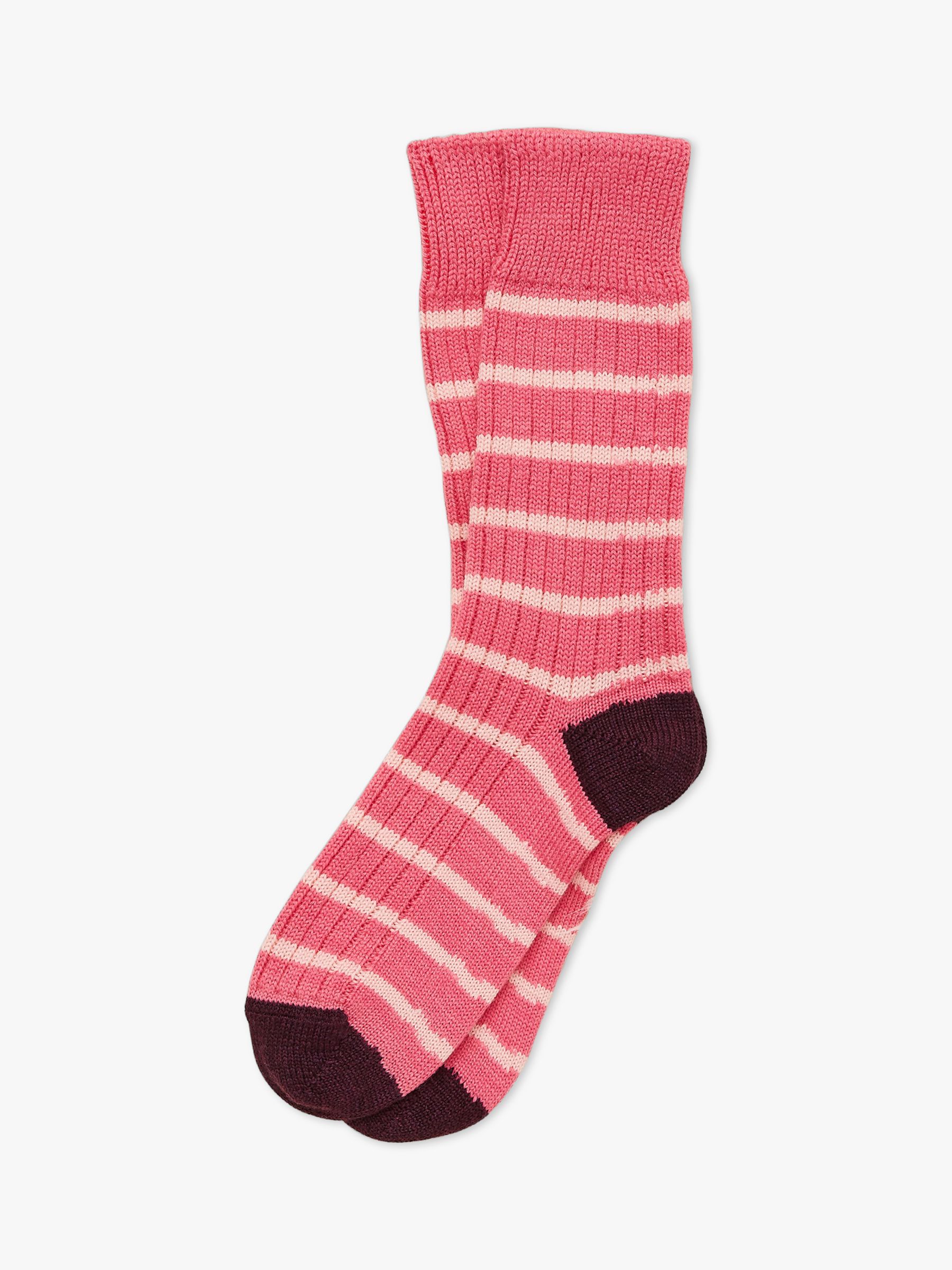 Buy Celtic & Co. Merino Wool Rich Stripe Ankle Socks Online at johnlewis.com