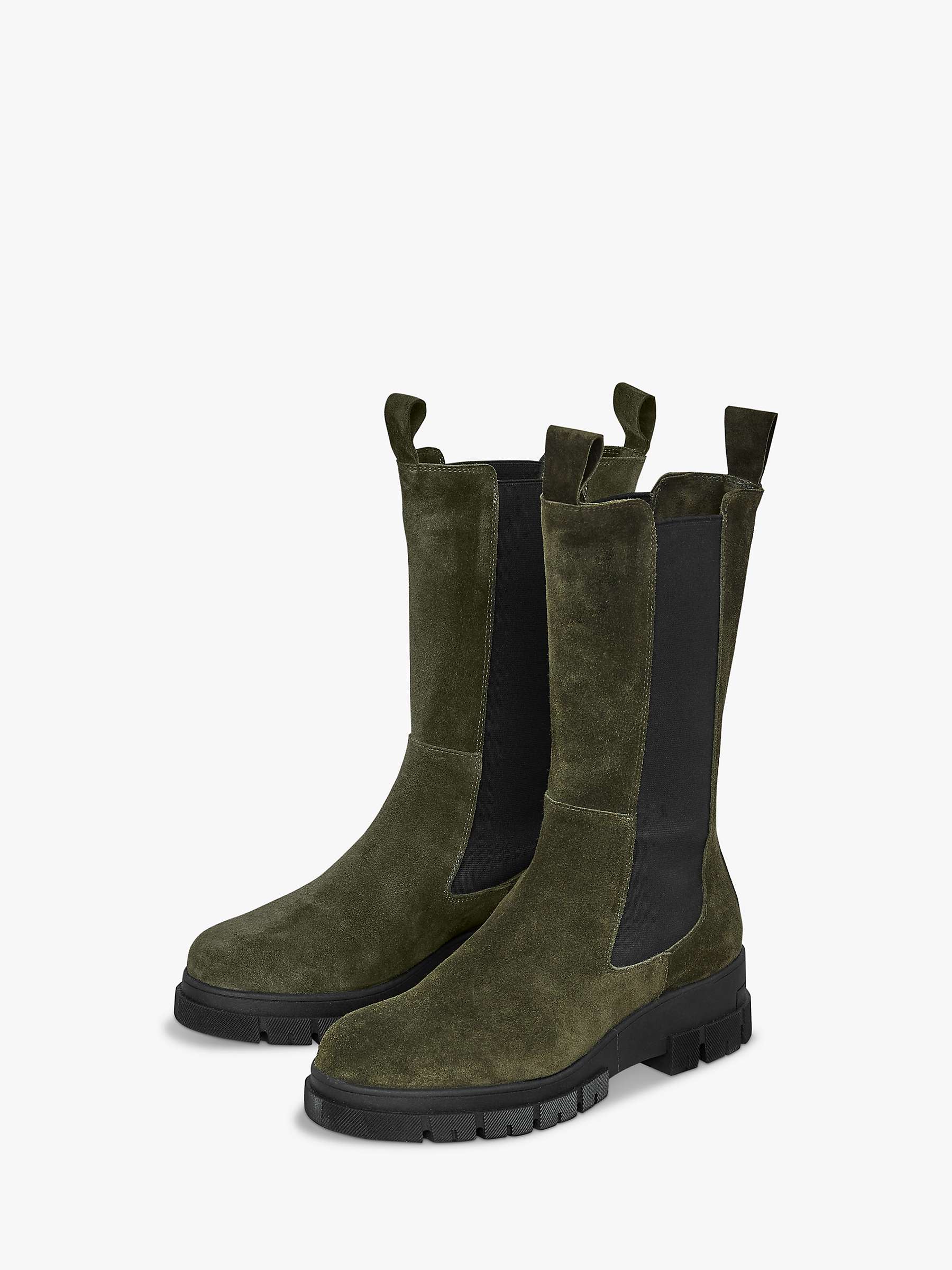 Buy Celtic & Co. Chunky Tall Suede Chelsea Boot Online at johnlewis.com